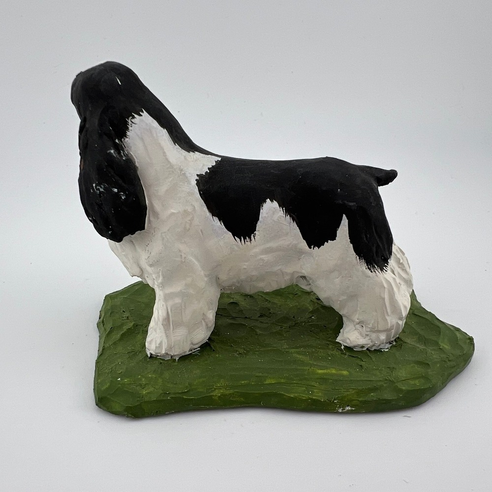 Vintage Cavalier King Charles Spaniel Figurine England Hand Painted Dog - Picture 2 of 10